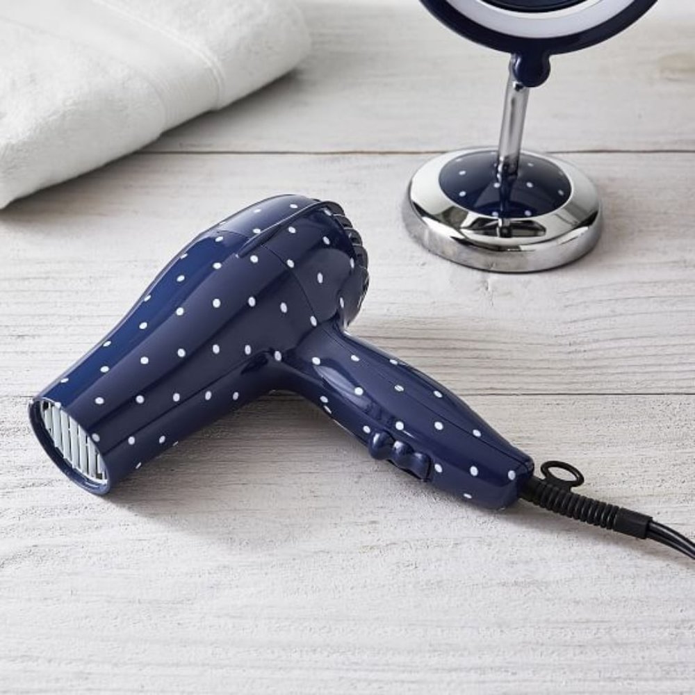 **HP** Navy Pin Dot Hair Dryer